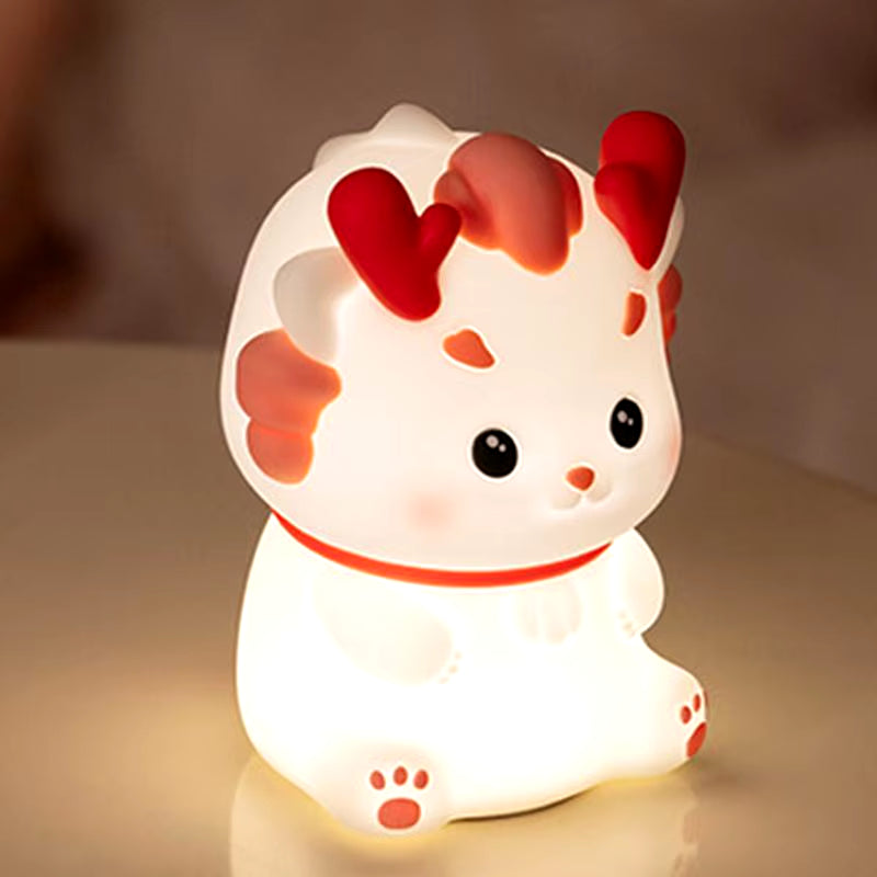 Dragon silicone night light