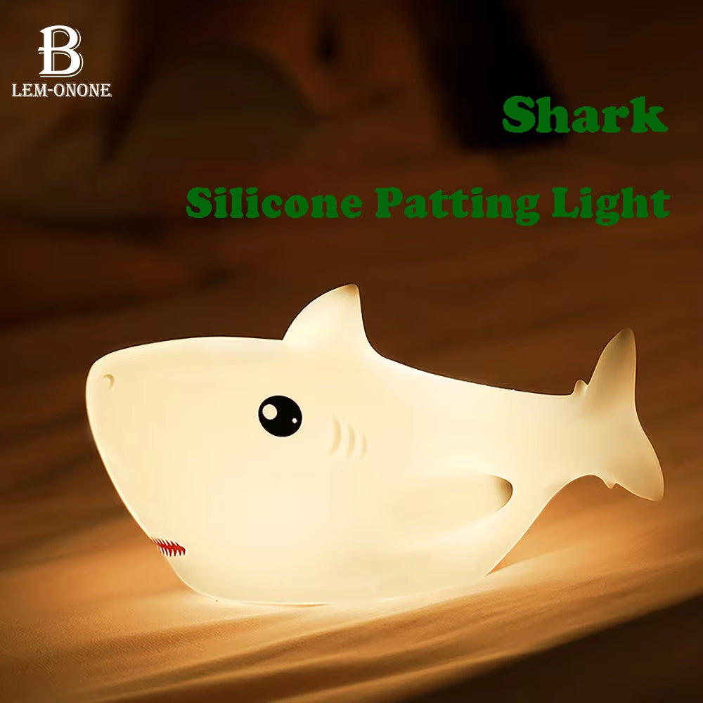 Shark silicone night light