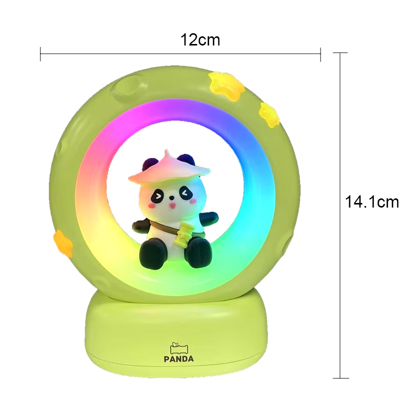 Astronaut panda silicone night light 