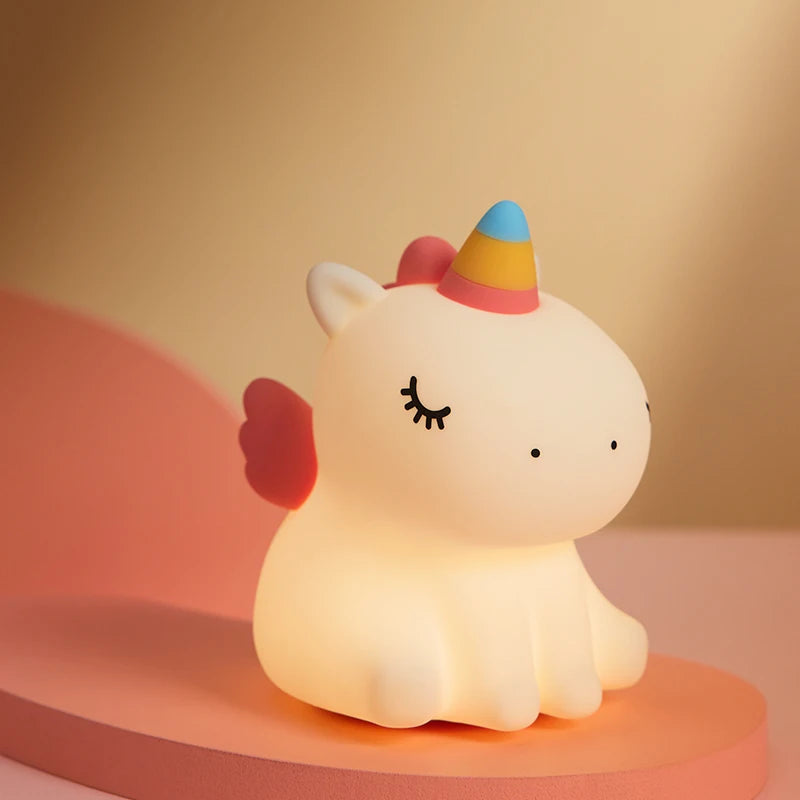 Unicorn silicone night light