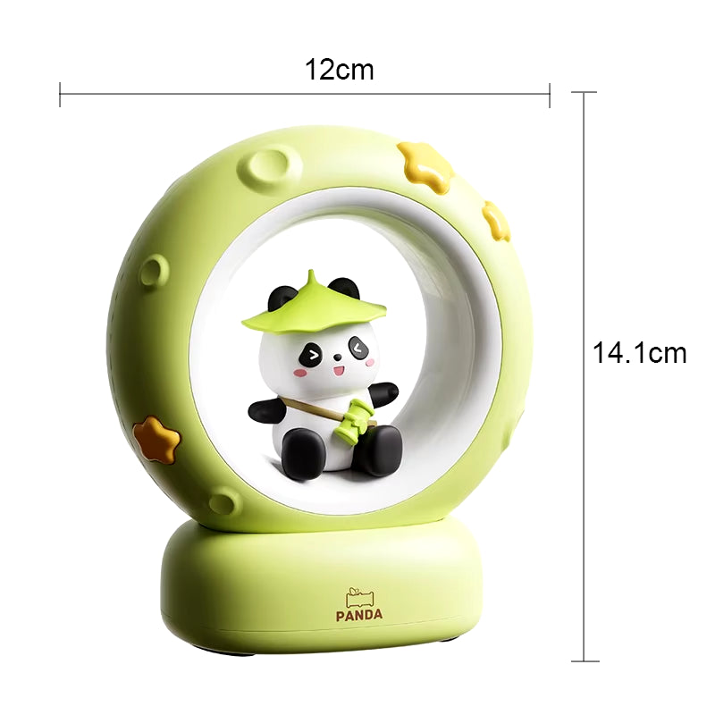 Astronaut panda silicone night light 