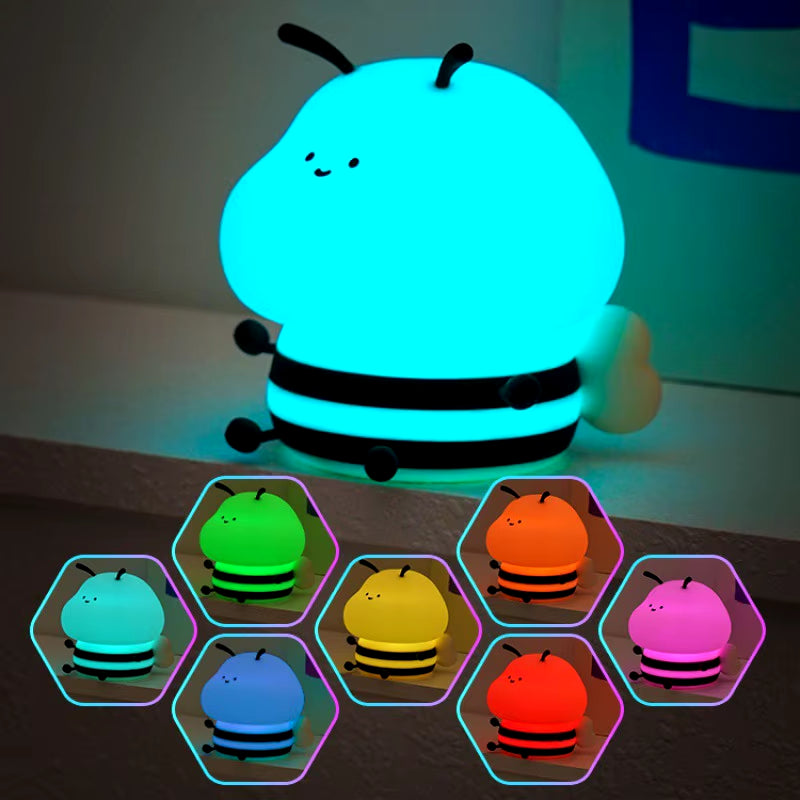 Honeybee silicone night light