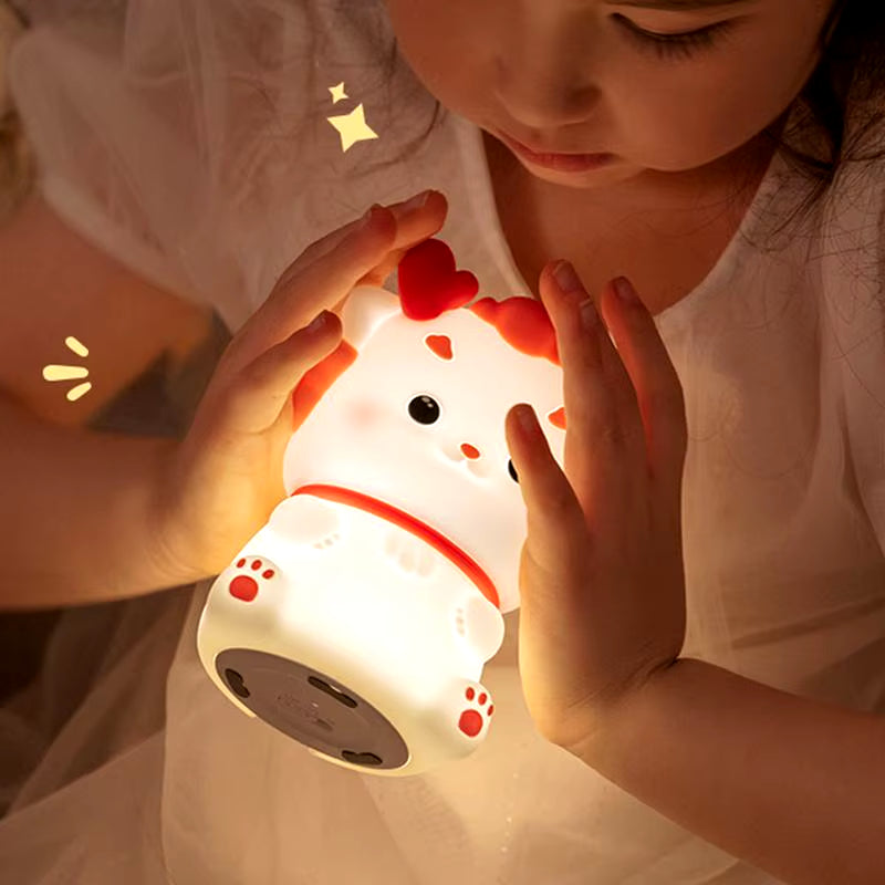 Dragon silicone night light