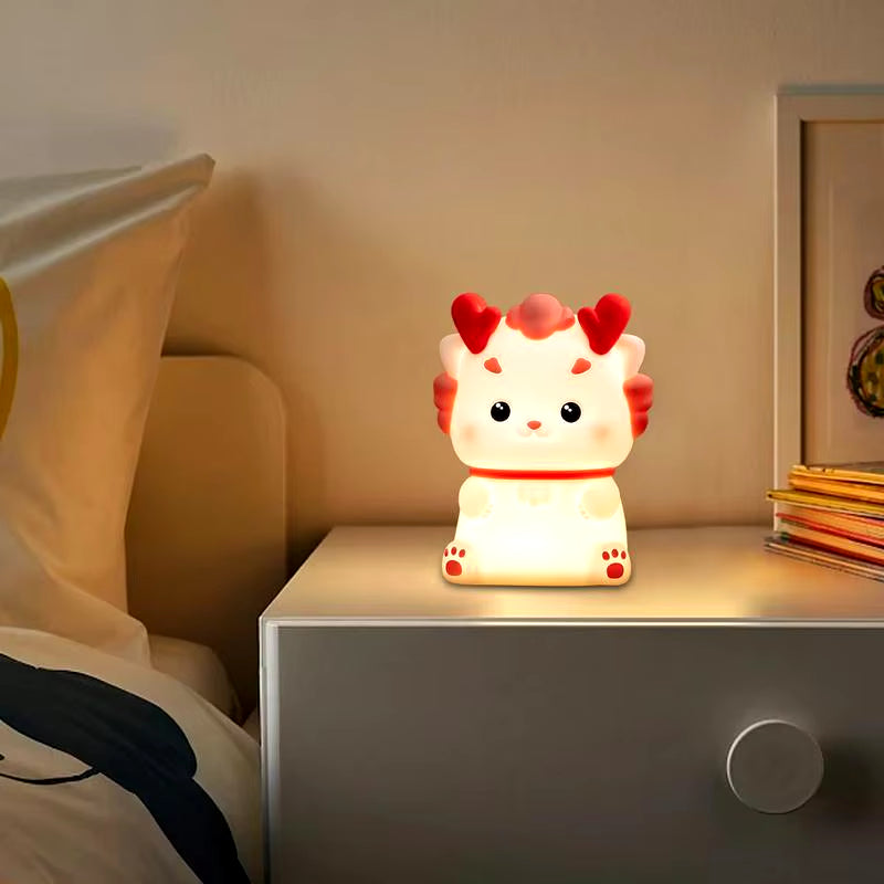 Dragon silicone night light