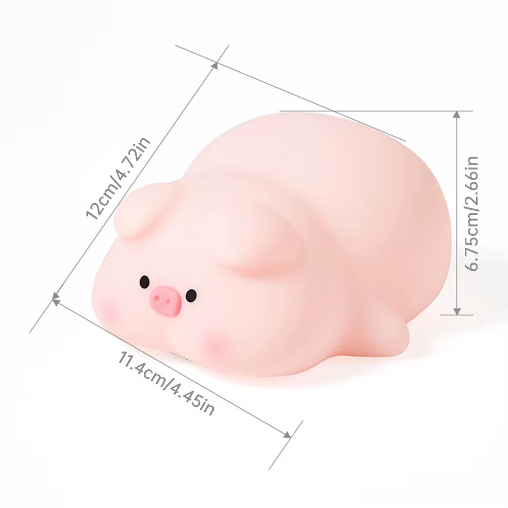 Piglet silicone night light