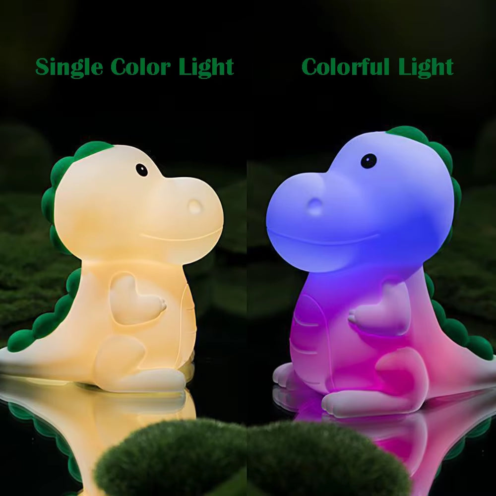 Dinosaur silicone night light 